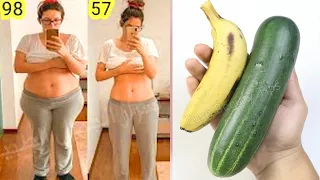 How to Lose Weight Fast With Cucumber and Banana! No Strict Diet No Workout!