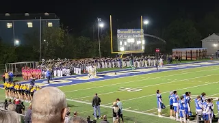 Downingtown West Marching Band 🌟 Star Spangled Banner 🌟 East West Football Game 🌟 10/23/21 Blue Gold