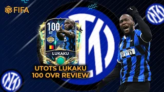UTOTS 100 OVR LUKAKUI GAMEPLAY & REVIEW IN FIFA MOBILE 21 | BEST ST IN FM21 | HK FIFA