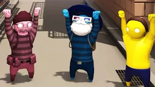 Winning in Gang Beasts by doing absolutely nothing
