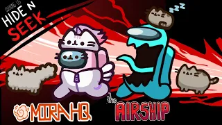 Among Us Hide N Seek Mode - *New* Pusheen Cosmicube (The Airship & MiraHQ) Gameplays