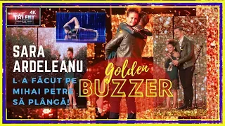 Românii au talent! GOLDEN BUZZ | SARA Ardeleanu l-a făcut pe Mihai Petre să plângă!