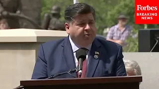 Gov. JB Pritzker Delivers Remarks To Memorial Ceremony For Illinois Police Officers