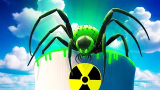 I Created a RADIOACTIVE Spider And Destroyed the CITY!