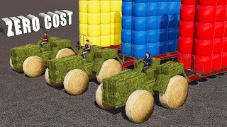 KING OF TRACTORS! HAY BALE TRACTORS & ZERO COST!!!! Farming Simulator 19