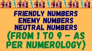 Lucky and Unlucky Numbers in Numerology #numerology #luckynumbernumerology #luckynumber #trending