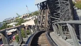 Ghostrider Front Row (HD POV) Knott's Berry Farm