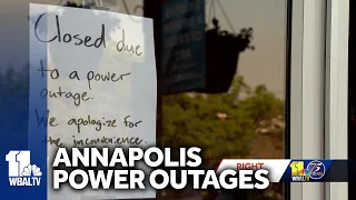 Businesses forced to improvise during Annapolis power outage