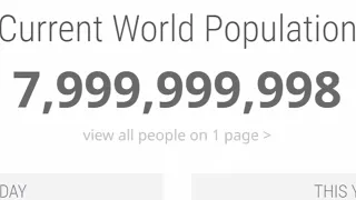 World Population Reaching 8 Billion People Except It's Perfectly Timed with Outro Music