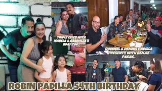 ROBIN PADILLA 54TH BIRTHDAY KASABAY NG PARTY NG MGA ANAK HINANDA NI MARIEL PADILLA
