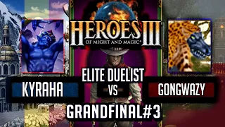 Герои 3 JO Duel Final 🏆 Kyraha vs Gongwazy ❖ Elite Duelist ❖ HotA game #3