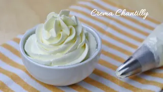 Cómo preparo mi Crema Chantilly en base a Nata o Crema de leche/Básicos/Receta fácil