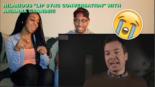 Couple Reacts : Lip Sync Conversation with Ariana Grande Reaction!!!