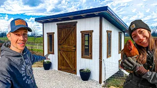 Couple Builds Dream Chicken Coop