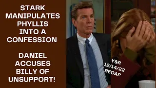 RECAP December 14th 2022 | The Young & The Restless | PHYLLIS ADMITS THE TRUTH TO JACK & STARK!