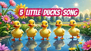 Nursery Rhyme: Five Ducks Counting Fun for Children