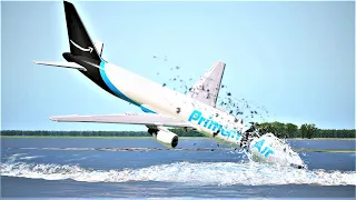 😱Amazon Air Plane Crash, Atlas Air Flight 3591, Trinity Bay, Houston, Texas, B767 Prime Air