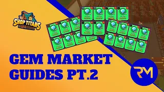 Gem Market Guide Pt.2 - Inexpensive Slow Gems - Shop Titans