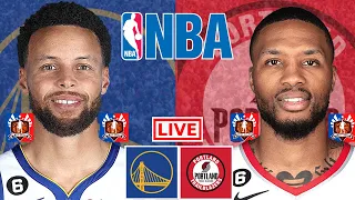 Golden State Warriors vs Portland Trail Blazers | NBA Live Scoreboard 2023 | Jimby Sports