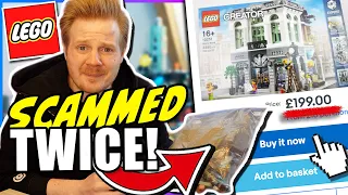 I got SCAMMED...TWICE! DON'T do this! Tips to avoid scammers when buying LEGO on Ebay