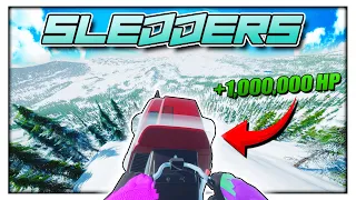 I MODDED THE YUHUNA SENDER TO 1,000,000HP IN SLEDDERS!