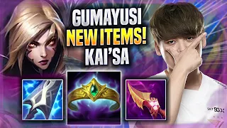 GUMAYUSI DOMINATING KAI'SA WITH NEW ITEMS! - T1 Gumayusi Plays Kai'sa ADC vs Ezreal!