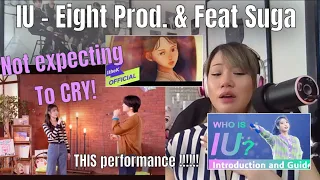 THE MASTERPIECE THAT IS EIGHT!!! Reacting to IU Eight Prod. & Feat. SUGA of BTS and Live performance