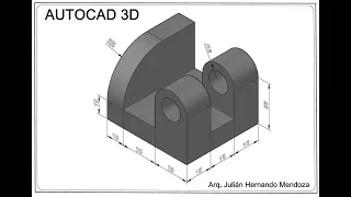 AutoCAD 3D Ejercicio 3