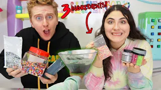 MAKE THIS SLIME PRETTY WITH ONLY 3 INGREDIENTS CHALLENGE! Slimeatory #624