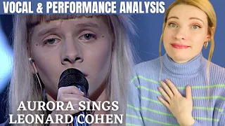 Vocal Coach/Musician Reacts: AURORA Sings Leonard Cohen ‘Famous Blue Raincoat’ In Depth Analysis!