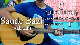 Saude Bazi  | Aakrosh | Pritam | Easy Guitar Chords Lesson+Cover, Strumming Pattern, Progressions...