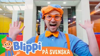 Blippi Svenska | Blippi besöker en inomhus-lekplats | pedagogiska videor för barn