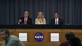 SPACEX/NASA DISCUSS LAUNCH ABORT OF FALCON 9 ROCKET