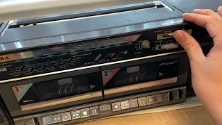 FM radio tuning (AIWA CA-W30)