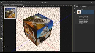 Débutant ,FAIRE un CUBE 3D avec PHOTOSHOP CC 2020 Bruno Sorce