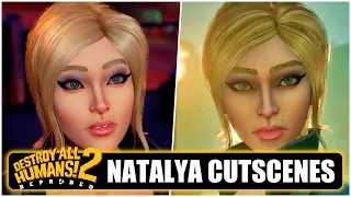 All Natalya Cutscenes - Destroy All Humans 2 Reprobed PS5