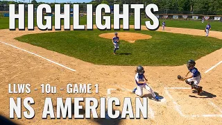 Highlights - 2022 10u Little League World Series Baseball - Pool Game 1 vs NS American