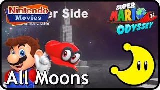 Super Mario Odyssey - Darker Side of the Moon - All Moons (in order with timestamps)