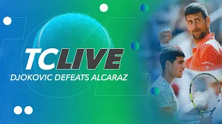 Novak Djokovic defeats Carlos Alcaraz 2023 Roland Garros Semifinal Match Recap | Tennis Channel Live