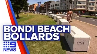 Bollards installed at iconic beach | Nine News Australia
