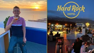 Hard Rock Hotel Tenerife! AMAZING Rooftop Bar With Sea Views!