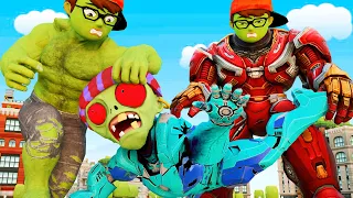 Giant Nick HulkBuster And The Zombie Boss Conspiracy - Scary Teacher 3D Game Of Death