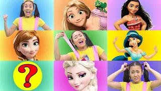 Ellie Sparkles Plays DIY Disney Princess Spin The Wheel Game