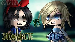 Princess Rap Battle | Snow White vs Elsa | Gacha Life Version