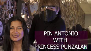 Pin Antonio  with  Princess Punzalan