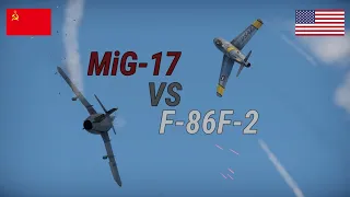 MiG-17 vs F-86F-2 | War Thunder Duel