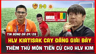 🔴 Tin Bóng Đá 09/05 | HLV Shin Tea Yong Báo Tin Dữ Cho U23 Indonesia, HLV Kiaitsak Cay Đắng Giãi Bày