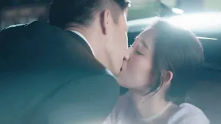 She tears clothes and tongue kisses the boss in the car after drinking #Once We Get Married