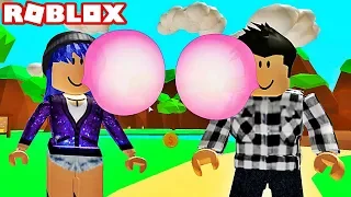 JE DÉCOUVRE BUBBLE GUM SIMULATOR AVEC MARY ! - Roblox