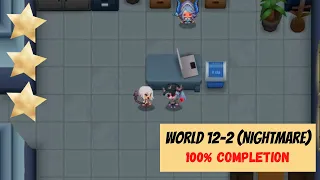 Guardian Tales | World 12-2(Nightmare) 100% Completion | Downtown Demon World